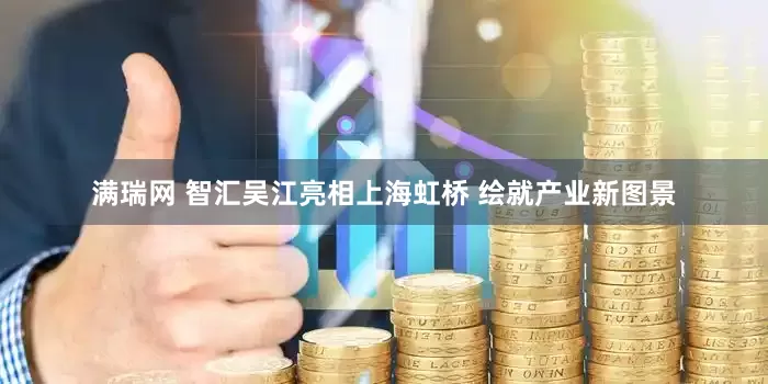 满瑞网 智汇吴江亮相上海虹桥 绘就产业新图景